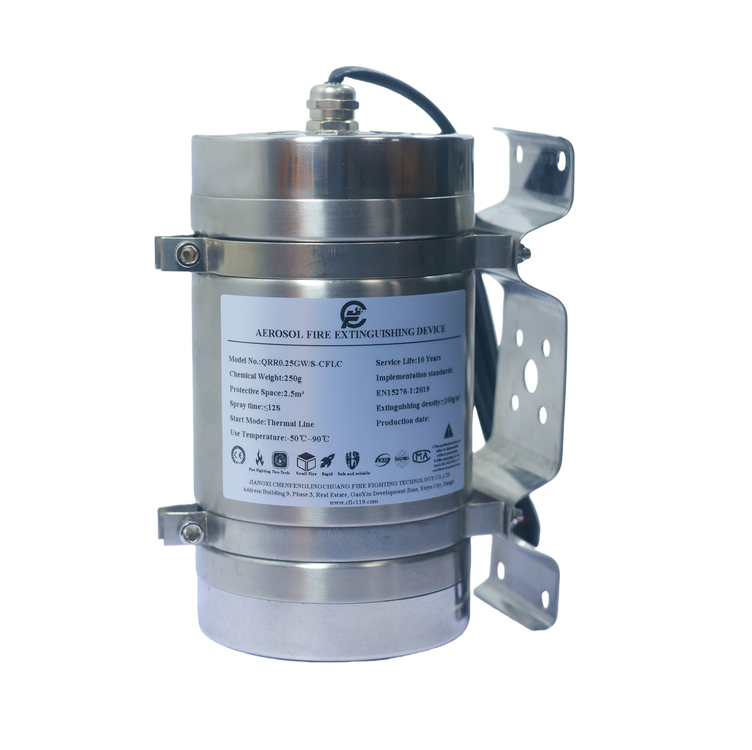 CFLC Aerosol Fire Suppression Generator 300g For A B C E Class fire